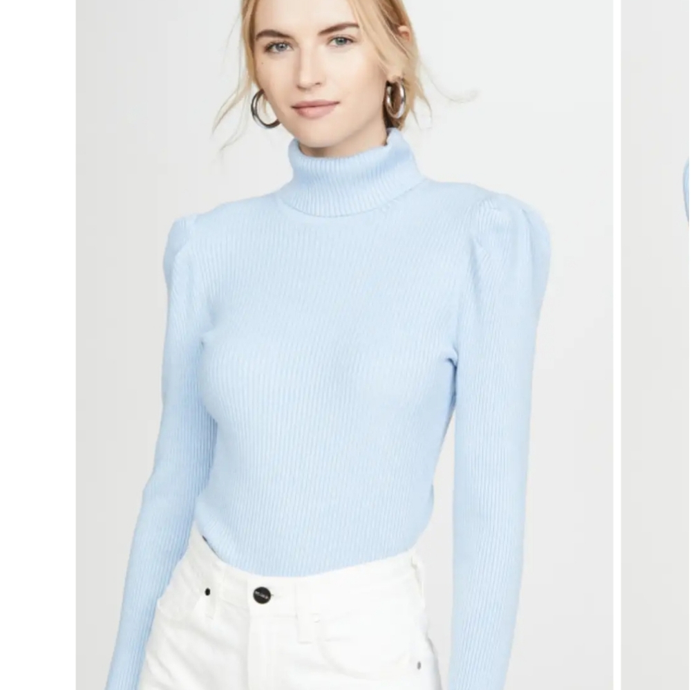 *NEW* 525 America Turtleneck with puffy sleeves